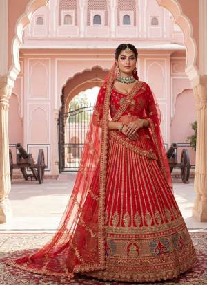 For A Fancy Designer Look,Grab These Lehenga Choli With 2 Dupatta in Fine Colored.These Lehenga And Choli Are Silk And Dupatta Are Fabricated On Soft Net Pair.Its Beautified With Fancy Embroidery, Hand Work. 