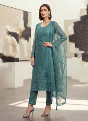 Attractive These Party Wear Designer Salwar Suit in Fine Colored Pair With Bottom And Dupatta.These Top Are Organza Chiffon And Dupatta Are Fabricated On Organza Chiffon Pair With Santoon Bottom.Its Beautified With Designer Thread,Sequance Embroidery Work.