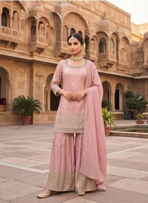 Looking These Party Wear Free Size Stitched Plazzo Suit in Fine Colored Pair.These Top And Bottom Are Viscose Fabriced And Silk Dupatta.Its Beautified With Woven Jari Designer With Embroidery Work.