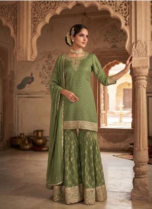 Looking These Party Wear Free Size Stitched Plazzo Suit in Fine Colored Pair.These Top And Bottom Are Viscose Fabriced And Silk Dupatta.Its Beautified With Woven Jari Designer With Embroidery Work.