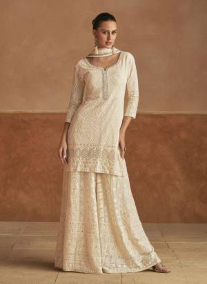 Attractive These Party Wear Free Size Stitched Plazzo Suit in Fine Colored Pair With Dupatta.These Top And Bottom Are Georgette And Dupatta Are Georgette And Pair.Its Beautified With Designer Heavy Thread,Jari Embroidery Work.