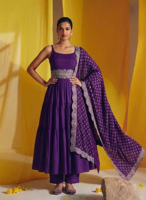 Looking These Suit in Fine Colored Pair With Bottom And Dupatta.These Top Are Vichitra Silk And Bottom Are Fabricated On Blend Pair With Vichitra Silk Dupatta.Its Beautified With Designer Embroidery Work.