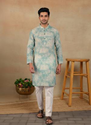 For A festive Wear,Grab These Readymade Kurta With Bottom in Fine Colored.These Kurta is Fabricated On Linen And Art Silk Payjama With Designer Digital Printed.Buy Now.