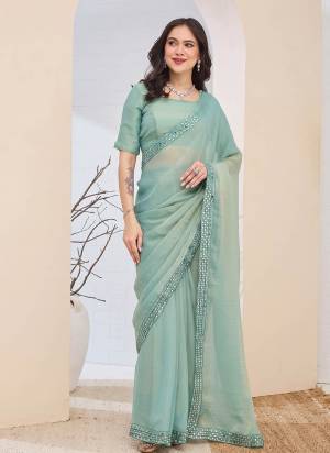 Garb These Party Wear Ready To Wear Saree in Fine Colored.These Saree Are Silk Blend And Blouse is Silk Blend Fabricated.Its Beautified With Solid With Heavy Lace Border Designer.