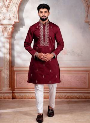 For A festive And Party Wear,Looking These Readymade Kurta With Payjama in Fine Colored.These Kurta is Fabricated On Cotton And Art Silk Bottom With Designer Embroidery Work.Buy Now.