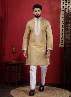 For A festive And Party Wear,Looking These Readymade Kurta With Payjama in Fine Colored.These Kurta is Fabricated On Cotton And Art Silk Bottom With Designer Embroidery Work.Buy Now.