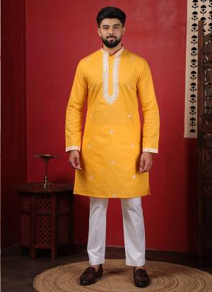 For A festive And Party Wear,Looking These Readymade Kurta With Payjama in Fine Colored.These Kurta is Fabricated On Cotton And Art Silk Bottom With Designer Embroidery Work.Buy Now.