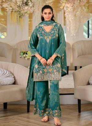 Garb These Party Wear Designer Plazzo Style Suits in Fine Colored Pair With Dupatta.These Top Are Roman Silk And Dupatta Are Fabricated On Simmer Pair With Roman Silk Bottom.Its Beautified With Heavy Designer Embroidery Work.