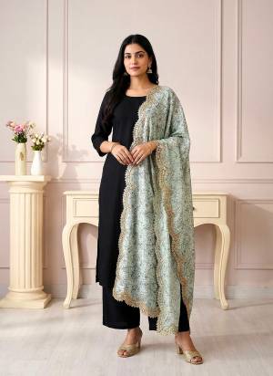 Grab These Beautiful Colored Ethnic Dupatta.This Dupatta is Fabricated On Beautiful Jimmy Choo Fabric . It Is Beautified With Beautiful Digital Printed With Lace Work.