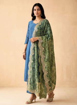 Grab These Beautiful Colored Ethnic Dupatta.This Dupatta is Fabricated On Beautiful Jimmy Choo Fabric . It Is Beautified With Beautiful Digital Printed With Lace Work.