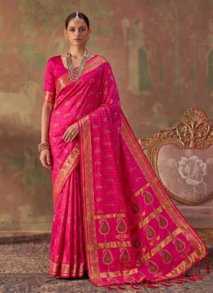 Looking These Fastive And Party Wear Saree in Fine Colored.These Saree And Blouse is Fabricated On Soft Silk.Its Beautified With Weaving Jacquard Designer.