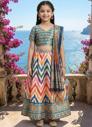 For A Fancy Designer Look,Grab These Lehenga Choli With Dupatta in Fine Colored.These Lehenga Are Satin Silk And Choli Are Silk And Dupatta Are Fabricated On Silk Pair.Its Beautified With Designer Digital Printed.