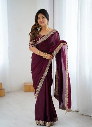 Attractive These Party Wear Saree in Fine Colored.These Saree Are Fendy Satin And Blouse is Fendy Satin Fabricated.Its Beautified With Designer Coding,Sequance Embroidery Work.