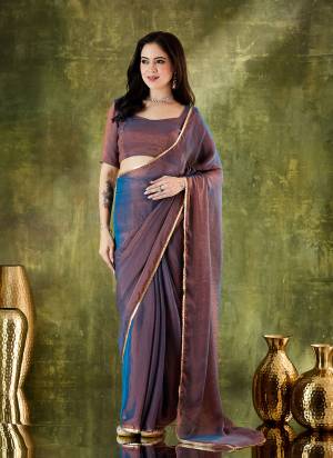 Looking These Party Wear Ready To Wear Saree in Fine Colored.These Saree Are Silk Blend And Blouse is Silk Blend Fabricated.Its Beautified With Solid,Lace Work Designer.
