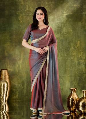 Looking These Party Wear Ready To Wear Saree in Fine Colored.These Saree Are Silk Blend And Blouse is Silk Blend Fabricated.Its Beautified With Solid,Lace Work Designer.