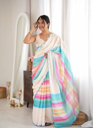 Attractive These Party Wear Saree in Fine Colored.These Saree Are Chinon And Blouse is Chinon Fabricated.Its Beautified With Designer Digital Printed With Mirror Cut Work Border.