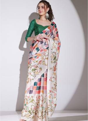 Looking These Party Wear Ready To Wear Saree in Fine Colored.These Saree Are Silk Blend And Blouse is Silk Blend Fabricated.Its Beautified With Designer Printed.