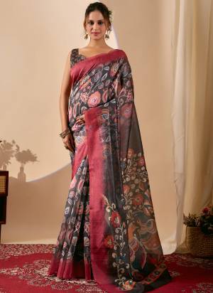 Looking These Party Wear Ready To Wear Saree in Fine Colored.These Saree Are Silk Blend And Blouse is Silk Blend Fabricated.Its Beautified With Designer Printed.