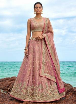 Garb This Party Wear Fine Color Fancy Heavy Designer Choli And Lahenga Fabriced On Tissue And Dupatta Tissue In Fabricated Beautified With Attrective Designer Sequance,Moti Embroidery Work. Buy Now.