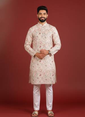 For A festive And Party Wear,Looking These Readymade Kurta With Payjama in Fine Colored.These Kurta is Fabricated On Cotton And Art Silk Bottom With Woven Designer With Digital Printed.Buy Now.