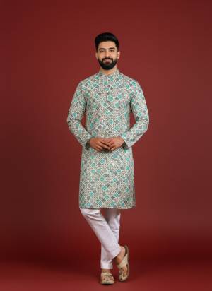 For A festive And Party Wear,Looking These Readymade Kurta With Payjama in Fine Colored.These Kurta is Fabricated On Cotton And Art Silk Bottom With Woven Designer With Digital Printed.Buy Now.