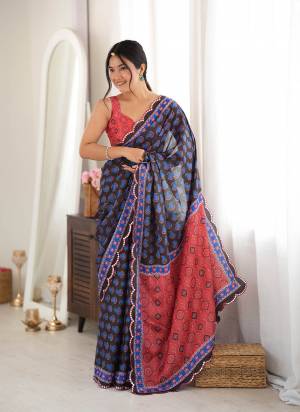 Looking These Party Wear Saree in Fine Colored.These Saree Are Chinon And Blouse is Chinon Fabricated.Its Beautified With Designer Digital Printed With Mirror Cut Work Border.