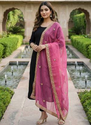 Grab These Beautiful Colored Ethnic Dupatta.This Dupatta is Fabricated On Beautiful Organza Fabric . It Is Beautified With Beautiful Designer Dori Embroidery Work.
