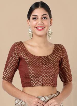 Attrctive These Beautiful Colored Readymade Blouse.Its Fabricated On Banarasi Silk Come With Jacquard Weaving Designer.Buy Now.