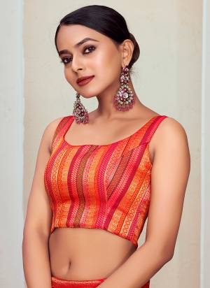 Grab These Beautiful Colored Readymade Blouse.Its Fabricated On Banarasi Silk  With Jacquard Weaving Designer.Buy Now.