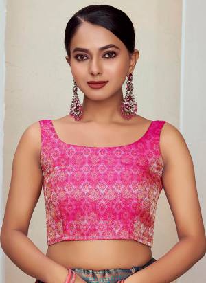 Grab These Beautiful Colored Readymade Blouse.Its Fabricated On Banarasi Silk  With Jacquard Weaving Designer.Buy Now.