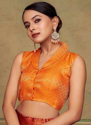 Grab These Beautiful Colored Readymade Blouse.Its Fabricated On Banarasi Silk  With Jacquard Weaving Designer.Buy Now.