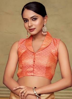 Grab These Beautiful Colored Readymade Blouse.Its Fabricated On Banarasi Silk  With Jacquard Weaving Designer.Buy Now.