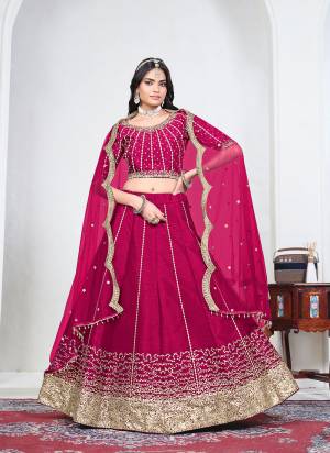 For A Designer Look,Grab These Party Wear Lehenga Choli in Fine Colored.These Lehenga And Blouse Are Fabricated On Art Silk Pair With Net Dupatta.Its Beautified With Designer Sequance,Jari Embroidery Work.