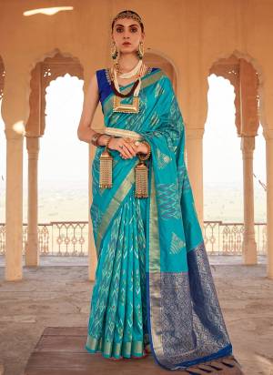 Garb These Fastive And Party Wear Saree in Fine Colored.These Saree And Blouse is Fabricated On Soft Silk.Its Beautified With Weaving Designer.