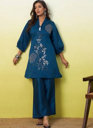 Attractive These Beautiful Party Wear Readymade Co Ord Top With Bottom.These Dress is Fabricated On Top And Bottom Are Viscose Rayon.Its Beautified With Designer Embroidery Work.