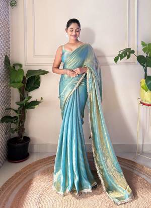 Attractive These Fancy Party Wear Saree in Fine Pedding Colored.These Saree Are Fendy Satin And Blouse is Fendy Satin Fabricated.Its Beautified With Two Tone Color,Sequance Hand Work Border Lace.
