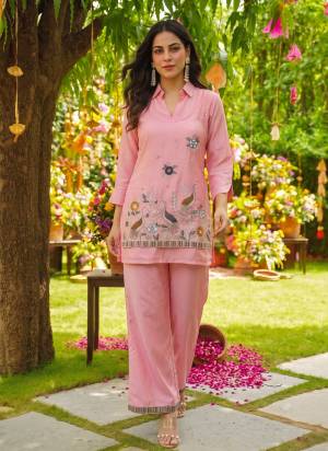 Looking These Suit in Fine Colored Pair With Bottom And Jacket.These Top And Jacket Are HO Viscose And Bottom Are Fabricated On HO Viscose.Its Beautified With Designer Embroidery Work.