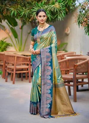 Looking These Fastive And Party Wear Saree in Fine Colored.These Saree And Blouse is Fabricated On Soft Silk.Its Beautified With Woven Jacquard Designer.
