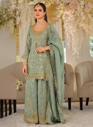 Looking These Fancy Party Wear Free Size Stitched Plazzo Suit With Dupatta in Fine Colored Pair.These Top And Bottom Are Silk And Pair With Silk Dupatta Fabric.Its Beautified With Heavy Designer Embroidery Work.