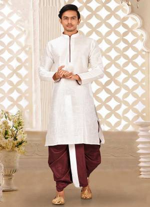 For A festive And Party Wear,Looking These Readymade Kurta With Dhoti in Fine Colored.These Kurta is Fabricated On Art Silk And Art Silk Bottom With Solid Designer.Buy Now.