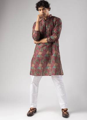 For A Festive And Party Wear,Attractive These Readymade Kurta With Payjama in Fine Colored.These Kurta is Fabricated On Chickoo Polo And Art Silk Bottom With Woven Patta Designer With Printed.Buy Now.