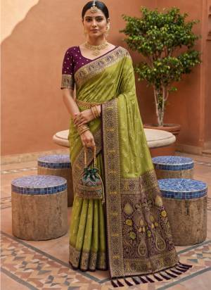 Looking These Party Wear Saree in Fine Colored.These Saree Are Soft Silk And Blouse is Fabricated On Soft Silk.Its Beautified With Weaving Jari Designer.