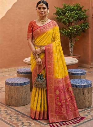 Looking These Party Wear Saree in Fine Colored.These Saree Are Soft Silk And Blouse is Fabricated On Soft Silk.Its Beautified With Weaving Jari Designer.