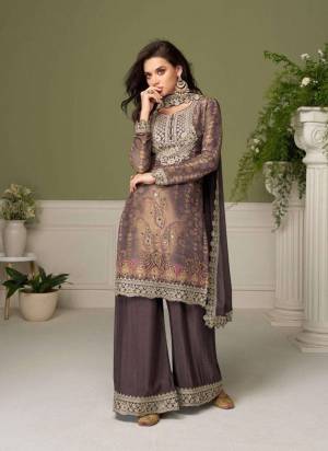 Looking These Party Wear Free Size Stitched Plazzo Suit in Fine Colored Pair With Dupatta.These Top And Dupatta Are Chinon And Bottom Are Chinon.Its Beautified With Heavy Designer Printed With Embroidery,Hand Work.