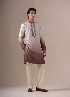 Looking These Party Wear Mans Wear Kutra Payjama wearing this fashionable. Tailored Kurta Are Silk And Payjama Cotton finest Fabriced With Designer Embroidery Work.