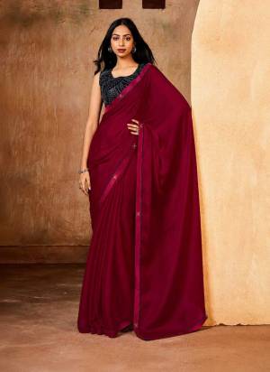 Looking These Fancy Party Wear Saree in Fine Colored.These Saree Are Georgette And Blouse is Georgette Fabricated.Its Beautified With Solid Designer.