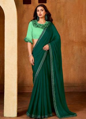 Looking These Fancy Party Wear Saree in Fine Colored.These Saree Are Georgette And Blouse is Georgette Fabricated.Its Beautified With Solid Designer.