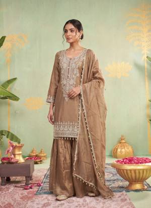 Attrective Looking These Party Wear Free Size Stitched Suit in Fine Colored Pair With Bottom And Dupatta.These Top And Dupatta Are Fabricated On Simmer Tissue Pair With Simmer Tissue Bottom.Its Beautified With Designer Embroidery Work.