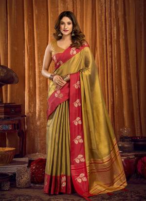 Looking These Fancy Party Wear Saree in Fine Colored.These Saree Are Soft Tissue And Blouse is Soft Tissue Fabricated.Its Beautified With Woven Designer.