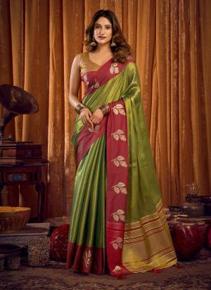 Looking These Fancy Party Wear Saree in Fine Colored.These Saree Are Soft Tissue And Blouse is Soft Tissue Fabricated.Its Beautified With Woven Designer.